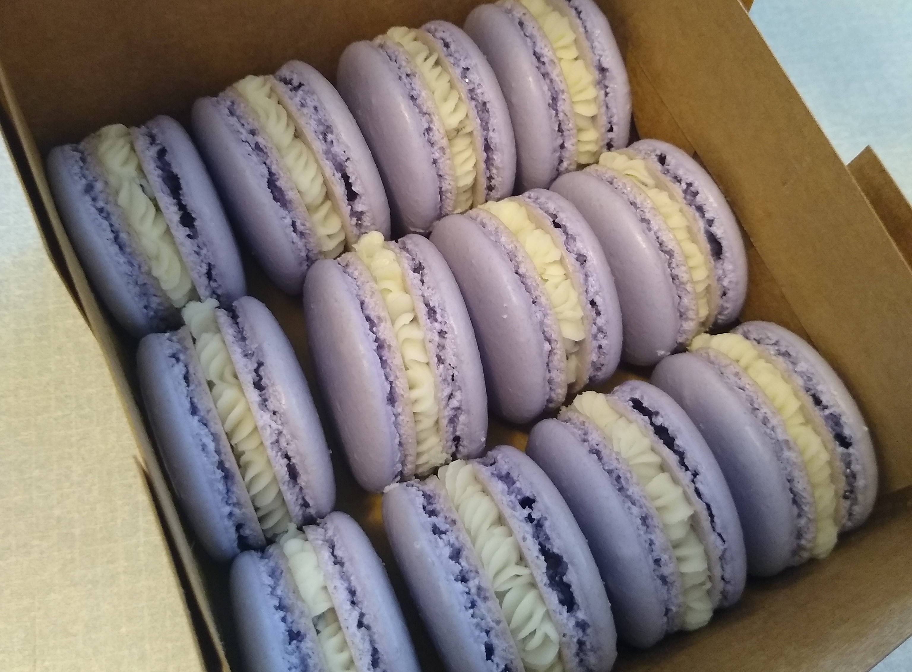 Photo of Lavender-Lemon French Macarons