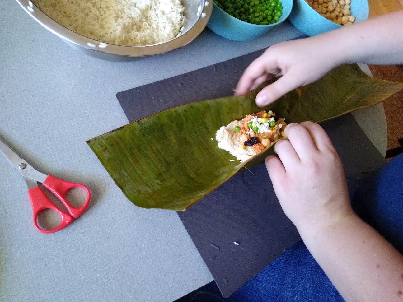 Filling Tamales